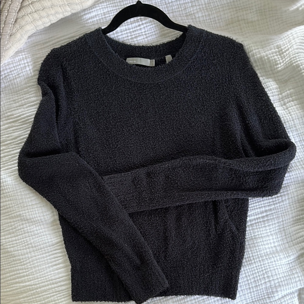 Vince Boucle Crewneck Navy